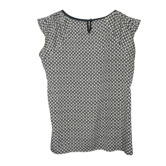 Black & White Woven Blouse - Picture 2 of 9